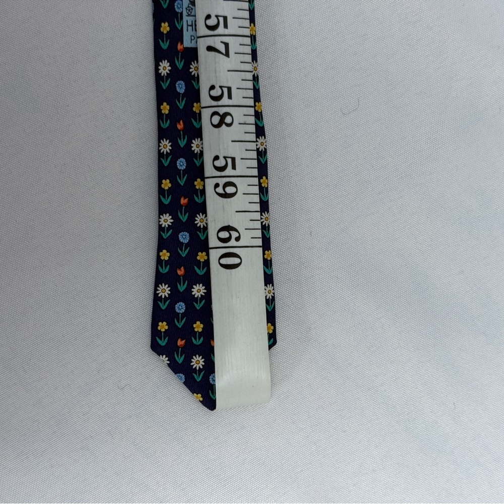 Hermes Multicolor Patterned Tie - image 9